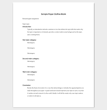 essay outline Template net