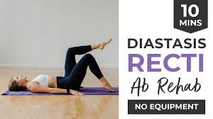 8 diastasis recti exercises video