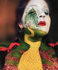 body paint ilions mud makeup artist