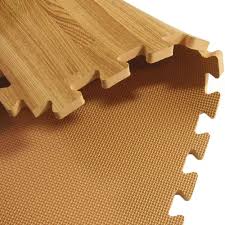 reversible wood grain floor foam tiles