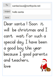 Santa's official email address is santa @officialsantaemail.com. Santa Email Miss Antonella Fun Class