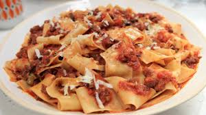 y sausage bolognese with