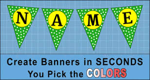 triangle banner diy letters printable