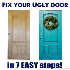 How To Paint Your Ugly Front Door