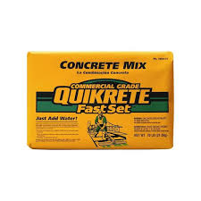 quikrete 70 lb fast set concrete mix