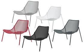 Buy online round | easy chair by emu, garden steel easy chair design christophe pillet, round collection. Emu Round Low Armchair Metal Made In Design Uk