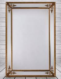 Large Gold French Rectangle Mirror