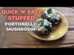 easy stuffed portobello mushroom recipe