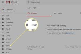 how to empty spam and trash fast in gmail