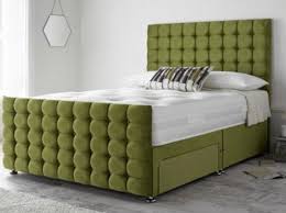 luxury divan bed high foot board