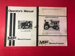 garden tractor and service manual mf