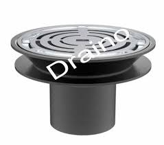 round flat type roof drain for roof
