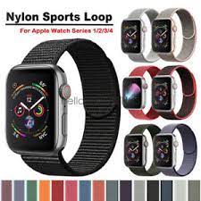 Where to buy apple watch bands. Gewebtem Nylon Band Fur Apple Watch Sport Loop Iwatch Serie 6 5 4 3 38 42 40 44mm Ebay