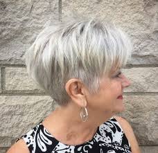 In this style, you should use a bit of hair gel to maintain the layers. Grey Hairstyles For Over 60s Short Hair Models