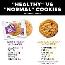 how healthy are lenny larry s cookies