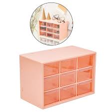 prettyia 9 drawer storage cabinet
