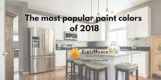 The Most Popular Paint Colors For 2018