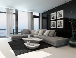 decorating a living room with black