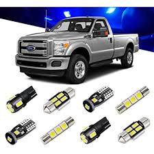 Since the truck is fresh, not much change is expected for. Buy Brishine Blue Interior Led Light Kit For 1999 2016 Ford F250 F350 F450 F550 F Series Super Duty Trucks Super Bright Interior Led Bulbs Package Cargo License Plate Lights And Install
