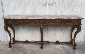 20th century large console table with