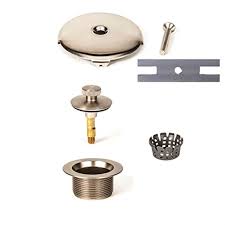 Check spelling or type a new query. Pf Waterworks Pf0966 Bn Lift N Turn Twist Close Bath Tub Drain Assembly Coarse Drain 11 5 Tpi Stopper One 1 Hole Face Plate Free Hair Catcher Strainer Eliminate Clogs Brushed