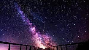 starry night sky scenery 4k wallpaper