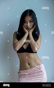 Beautiful sexy asian girl teenager in sexy undertwear Stock Photo - Alamy