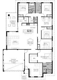 Cottage Floor Plans 4 Bedroom House Plans