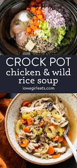 crock pot en and wild rice soup