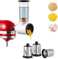 The ingenious kitchen kfp1333 food processor allows you to easily switch from thick to thin & small to large slicing. Amazon Com Slicer Shredder Attachment For Kitchenaid Stand Mixer Cheese Grater Attachment For Kitchenaid Stand Mixer Food Processor With 3 Blades By Hozodo Home Kitchen