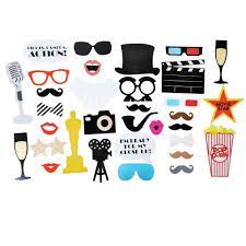 hollywood photo booth props party pack