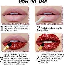 stay golden cosmetics glitter lip kit 4