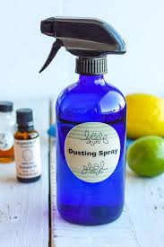 homemade dusting spray and furniture