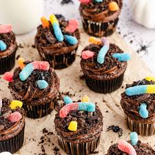 gummy worm dirt cupcakes soulfully made