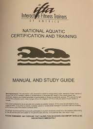 aqua fitness certification textbook