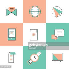 Download in under 30 seconds. Business Vector Logo Icons Set Business Bank And Finance Symbols Clipart Image