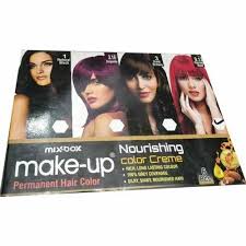 burgundy cream mix box hair colour for