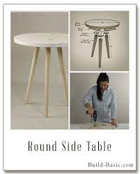 Build A Round Side Table Building