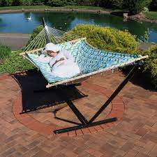 Sunnydaze Decor 12 Ft Rope Hammock Bed