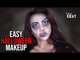 easy zombie halloween makeup tutorial
