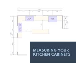 Measure the length and width of the room and the height of the walls. Measure Your Kitchen Cabinets Before Designing The Layout Best Online Cabinets