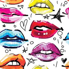 female lips makeup cosmetics