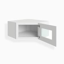 27 Diagonal Corner Wall Shelf Cabinet