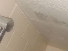 bathroom ceiling was leaking