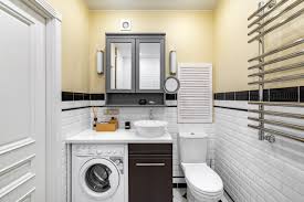 75 small bathroom laundry room ideas
