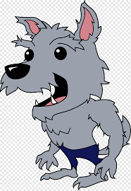 Большой злой волк Серый волк оборотень, мультфильм оборотни, млекопитающее,  кошка, как млекопитающее png | PNGWing