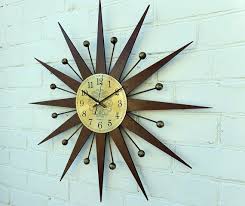 30 Atomic Wall Clock Starburst Clock