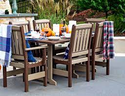 This means no rough, discolored surfaces on your fine piece of furniture. Amish Poly Outdoor Furniture Poly Lumber Patio Furniture