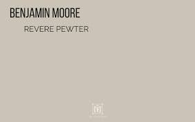 Benjamin Moore Revere Pewter The