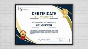 modern certificate design template free